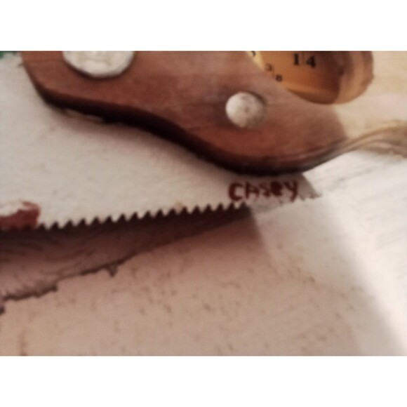 Hand Painted Winter Wonderland By Casey Handsaw Real Blade - Picture 14 of 15
